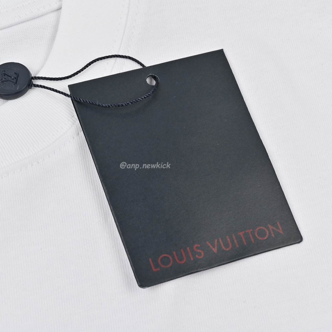 Louis Vuitton Classic Alphabet Digital Direct Spray Round Neck Short Sleeve T Shirt (4) - newkick.org